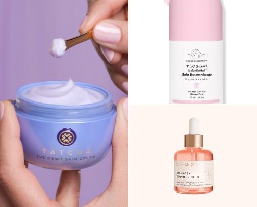 skincare🤍 cover photo collage