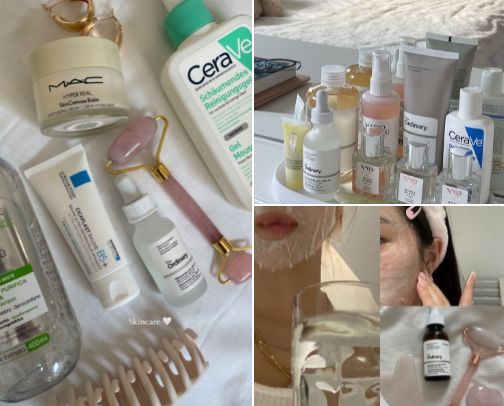 Skin products that helped me with my acne problems cover photo collage