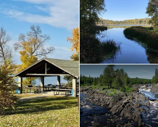 Favorite Parks and Hiking Spots in Minnesota cover photo collage