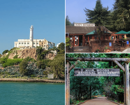 California Bay Area Must See's cover photo collage