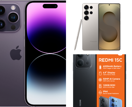 Electronics gadgets trending in 2025. cover photo collage