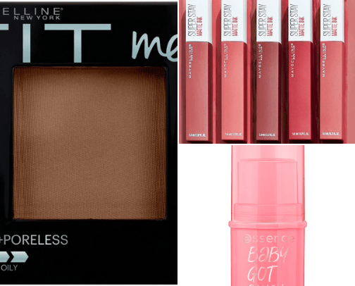Affordable makeup💄 cover photo collage