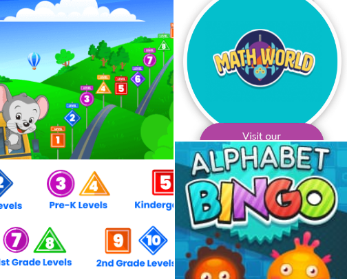 EDUCATION E-LEARNING PROGRAMS FOR CHILDREN cover photo collage
