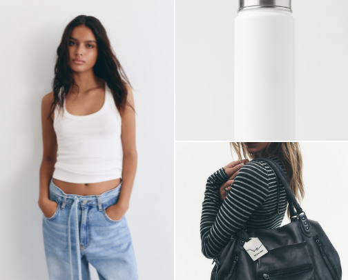 simple cool girl outfit inspo cover photo collage