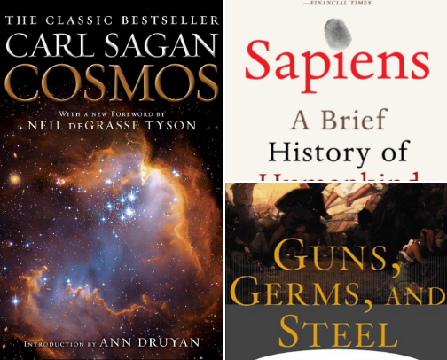Books That Make Me Think cover photo collage