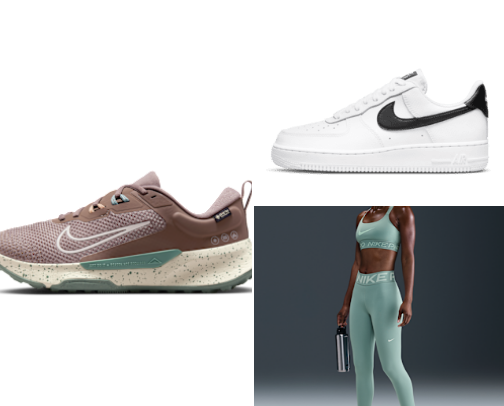 My favourite Nike items for training, working out and walking cover photo collage