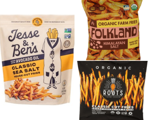 Clean frozen foods cover photo collage