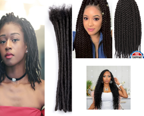 Hair product cover photo collage