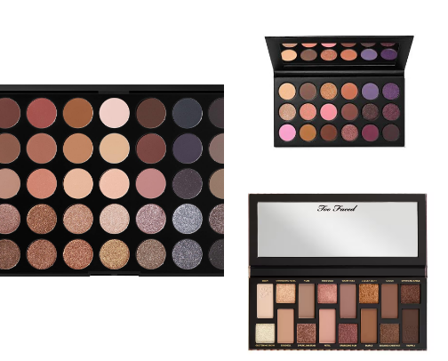 Make up palette cover photo collage