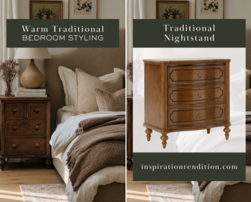 Warm Traditional Bedroom Styling – Cozy Neutral Amazon Home Decor Finds cover photo collage
