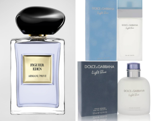 Original parfumes cover photo collage