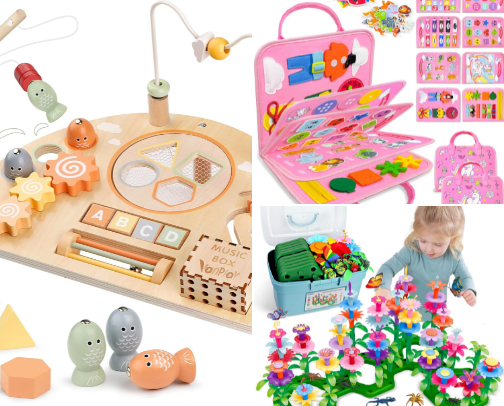Educational Toys My Kids Actually Play With cover photo collage