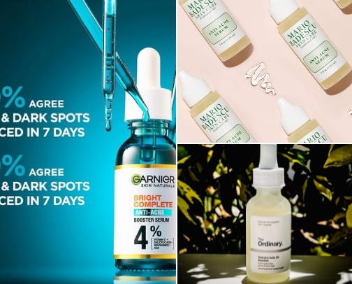 ~Anti-acne Serum Recommendations~ cover photo collage