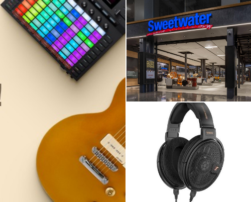 Music and audio cover photo collage