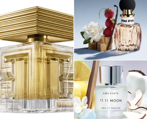 Top picks from my perfume collection🩵 cover photo collage