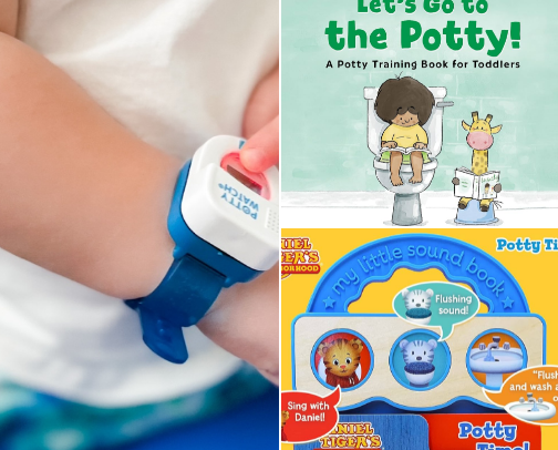 Stress-Free Potty Training: Tried & True Mom Favorites cover photo collage