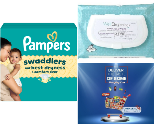 Pampers cover photo collage