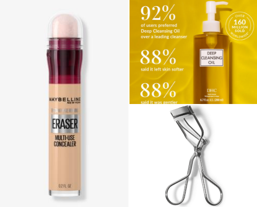 My favorite beauty recs cover photo collage