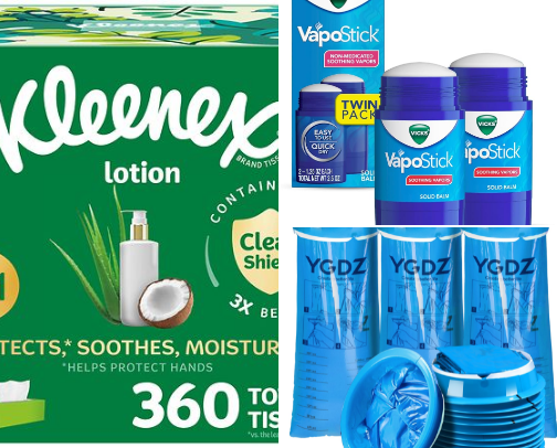 Cold & Flu Care Basket cover photo collage