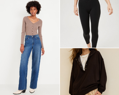 Cutest and comfiest clothes for college students cover photo collage