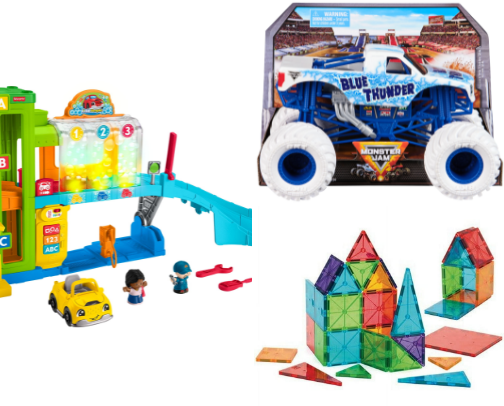 Favorite toddler toys cover photo collage