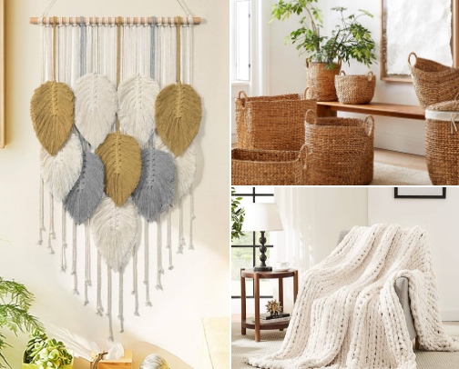 Boho Chic Home Decor Must-Haves 2025☆ミ cover photo collage