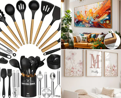TEMU for home cover photo collage