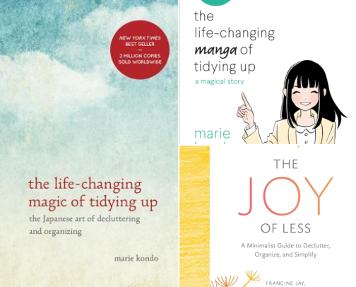 Spark Joy: An Illustrated Master Class on the Art of Organizing and Tidying Up (The cover photo collage