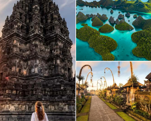 20 Must-Visit Indonesian Icons: A Personal Travel Journal cover photo collage