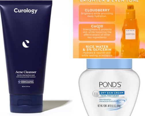 Skincare for 30 somethings cover photo collage