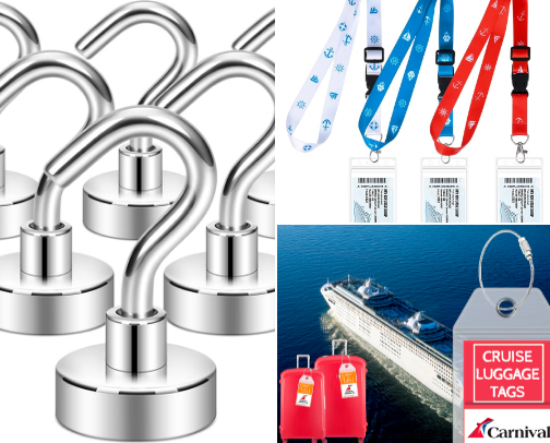 Cruise essentials 🚢 cover photo collage