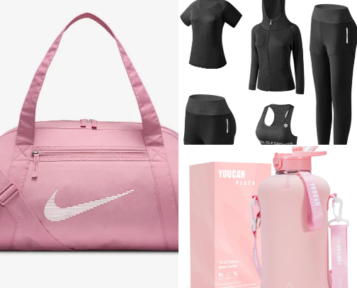 Workout Essentials🏋🏽‍♀️ cover photo collage