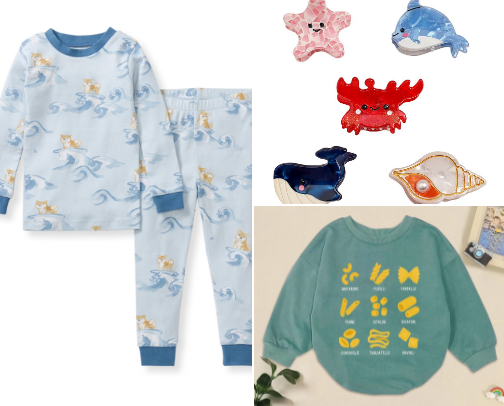 KIDS CLOTHES + ACCESSORIES cover photo collage