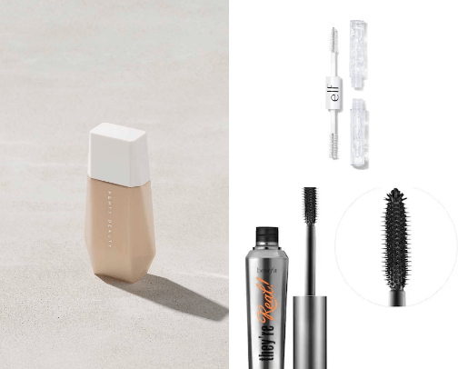 favourite beauty items cover photo collage