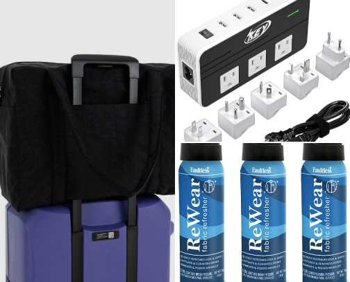 what is in my Flight Attendant bag cover photo collage