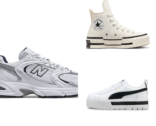 My go-to sneakers cover photo collage