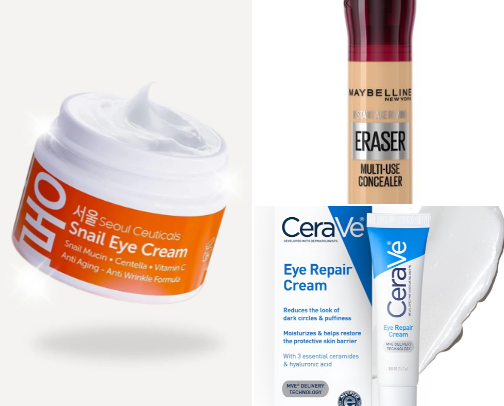 Puffy Dark Under Eye Care cover photo collage