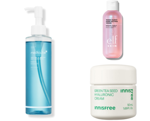 Skincare cover photo collage