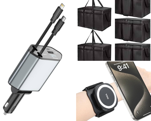 Tools for side hustles: DoorDash, uber eats, and instacart cover photo collage