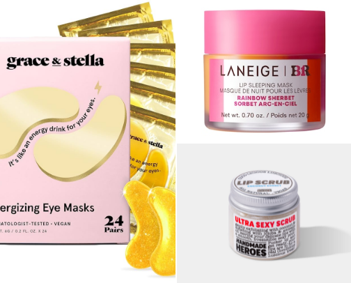 makeup & nighttime routine must haves🧴💋 cover photo collage