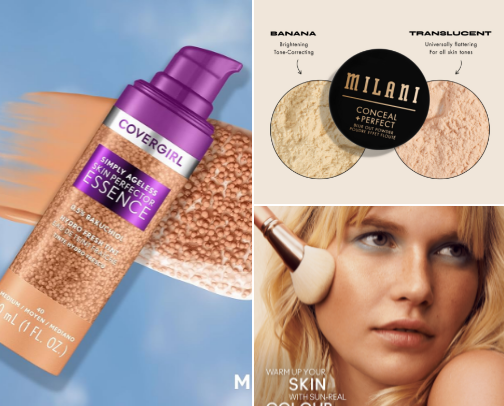 40+ No Fuss Makeup recs cover photo collage