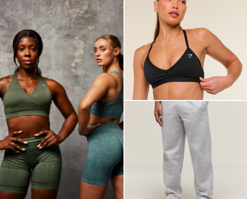 gym wear cover photo collage