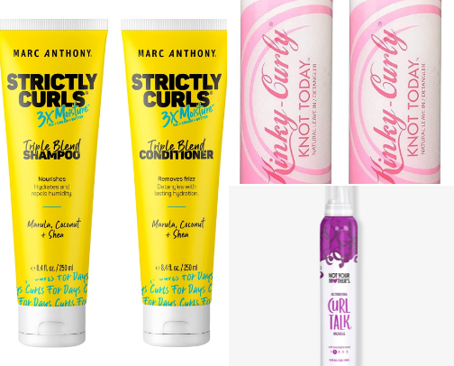 Curly Girl Finds Worth Checking Out! cover photo collage