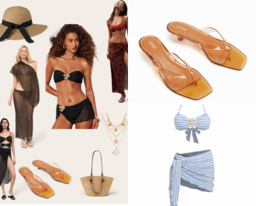 Best Bikinis and Outfits for Small Chests cover photo collage