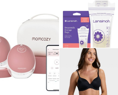 My Realistic Breastfeeding Must-Haves (Working Mom Edition) cover photo collage