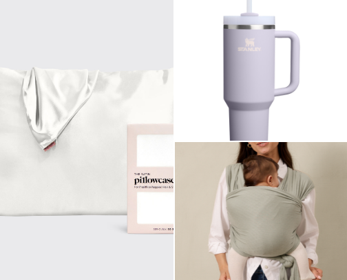 New Mom Self-Care & Style Essentials (Practical & Aesthetic Favorites) cover photo collage
