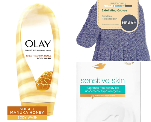 Shower routine to be soft and smell amazing! cover photo collage