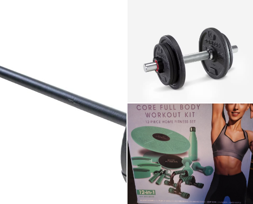 Strength Training Equipment cover photo collage
