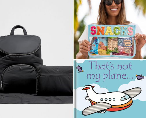 ✈️ Toddler Travel Must-Haves (Plane Edition) cover photo collage