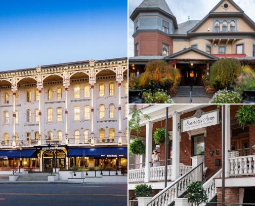 Where to Stay in Saratoga Springs, NY During Horse Racing Season cover photo collage